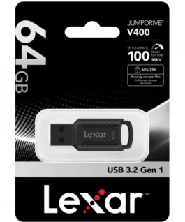 Alternative view of Lexar Pendrive JumpDrive V400 64GB USB3.0 100MB/s