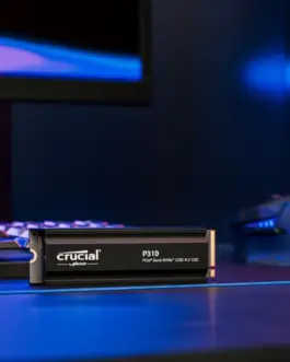 Alternative view of Crucial SSD P310 2TB M.2 NVMe PCIe 4.0 2280 radiator