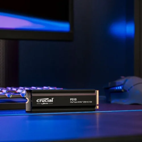 Alternative view of Crucial SSD P310 2TB M.2 NVMe PCIe 4.0 2280 radiator