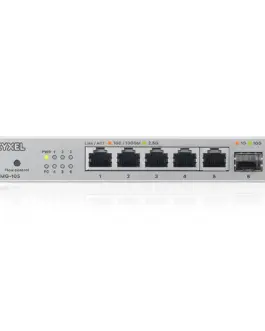 Alternative view of Zyxel 5-Port 2.5G Unmanaged Switch with 10G Uplink XMG-105-ZZ0101F