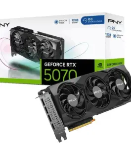 PNY видео карта GeForce RTX 5070 OC 3F 12GB 192-bit 672GB/s
