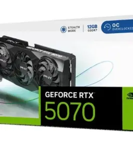 Alternative view of PNY видео карта GeForce RTX 5070 OC 3F 12GB 192-bit 672GB/s