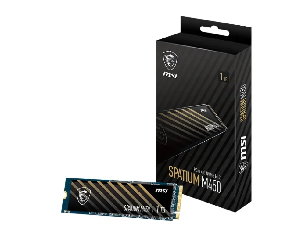 MSI Drive SPATIUM M450 1TB V1 M.2 PCIe4 3400/2400MB/s