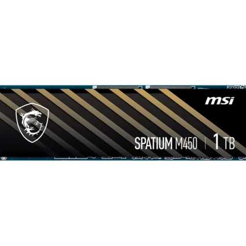 Alternative view of MSI Drive SPATIUM M450 1TB V1 M.2 PCIe4 3400/2400MB/s