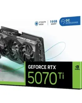 Alternative view of PNY видео карта GeForce RTX 5070 Ti OC 3F 16GB 256-bit 896GB/s