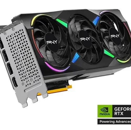 PNY видео карта GeForce RTX5070Ti OC 3F ARGB 16GB 256-bit 896G/s