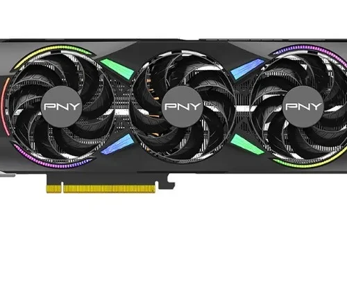 PNY видео карта GeForce RTX5070Ti OC 3F ARGB 16GB 256-bit 896G/s