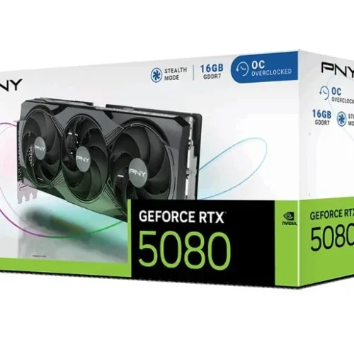 Alternative view of PNY видео карта GeForce RTX5080 OC 3F 16GB 256-bit 960GB/s
