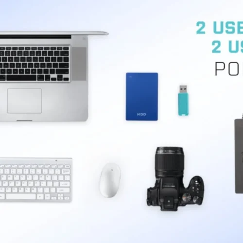 i-tec USB-A/USB-C Metal HUB 2x USB 3.0 + 2x USB-C