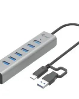i-tec Hub USB-C Charging Metal HUB 7 Port