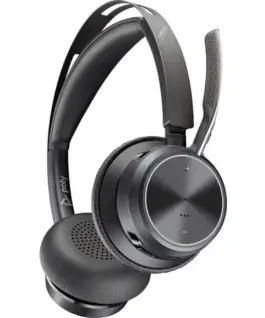 POLY Voyager Focus 2 USB-C-C Headset +USB-C/A адаптер +Charging Stand