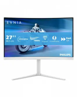 Philips Monitor 27 inches 27M2C5501 Curved VA 180Hz HDMIx2 DP HAS Ambiglow
