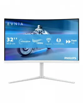 Philips Monitor 31.5 inches 32M2C5501 Curved VA 180Hz HDMIx2 DP HAS Ambiglow