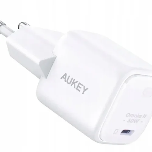 AUKEY мрежово зарядно PA-B1L бял Omnia II Mini1xUSB-C PowerDelivery 30W