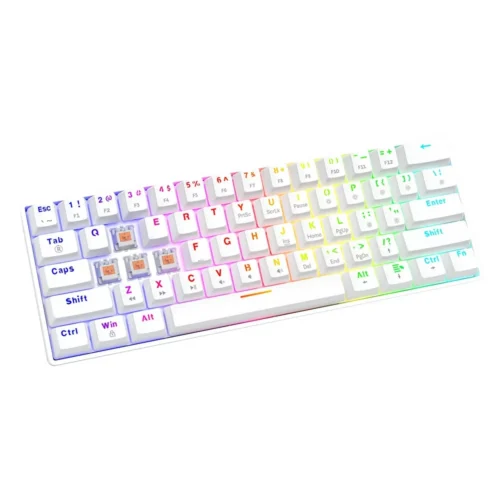 Savio Keyboard бялout Peach SAVIO