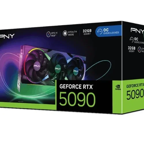 Alternative view of PNY видео карта GeForce RTX5090 OC ARGB 3F 32GB 512-bit 1792GB/s