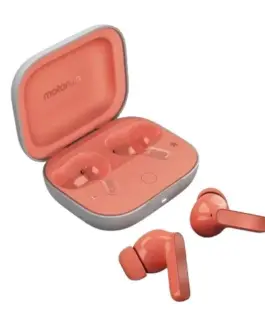 Alternative view of Motorola Moto Buds Peach розов