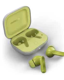 Alternative view of Motorola Moto Buds зелен Banana