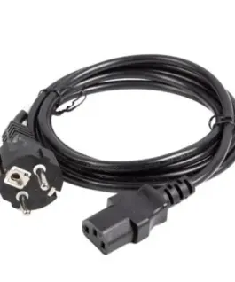 Alternative view of Lanberg Кабел захранващ CCE 7/7 - IEC 320 C13 2M VDE прав черен