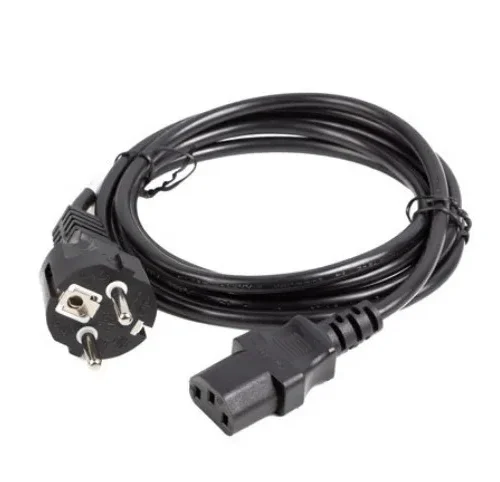 Alternative view of Lanberg Кабел захранващ CCE 7/7 - IEC 320 C13 2M VDE прав черен