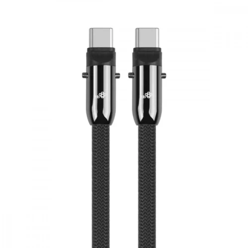 TB 2in1 USB C кабел 1m черен