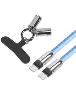 TB 2in1 USB C кабел 1m blue