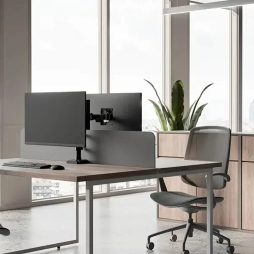 Neomounts Monitor arm DS60-600BL1 10-32inch 75×75-100×100 8KG PIVOT