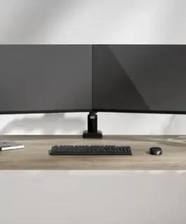 Neomounts DS60-600BL2 Monitor arm 2×10-32 – Quick-fix –