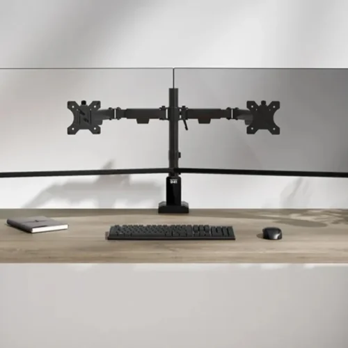 Neomounts DS60-600BL2 Monitor arm 2×10-32 – Quick-fix –