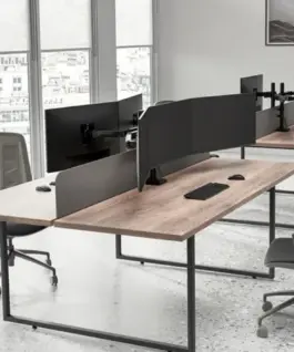 Neomounts Monitor arm DS60-600BL3 3xLCD 10-27inch 75×75-100×100 h:14-40cm 6kg*1lcd 5 LAT