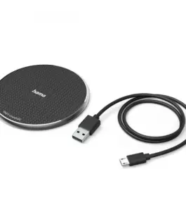 Hama wireless зарядно 10W черен