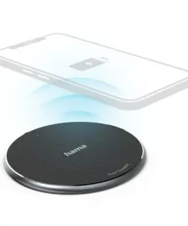 Hama wireless зарядно 10W черен