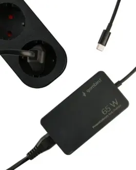 Alternative view of Gembird универсално зарядно 65W USB-C fast зарядно черен
