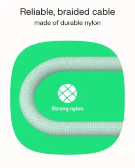 Alternative view of Green Cell кабел USB-C-USB-C PowerStream 100W braid 1,2m бял