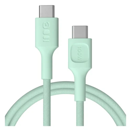 Green Cell кабел USB-C-USB-C PowerStream 100W braid 0.3m зелен