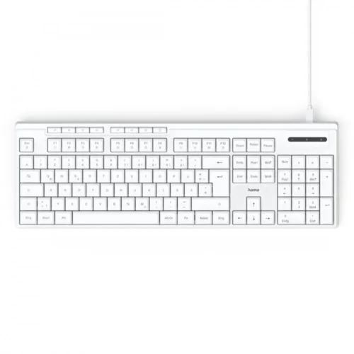 Hama wiчервен keyboard CK-200 бял