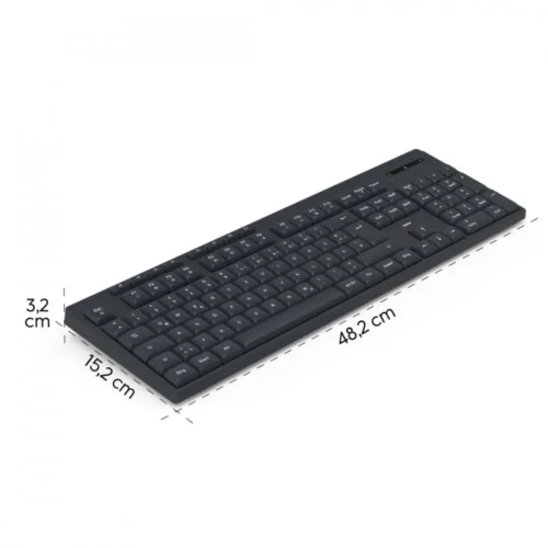 Hama wireless keyboard WK-200 черен