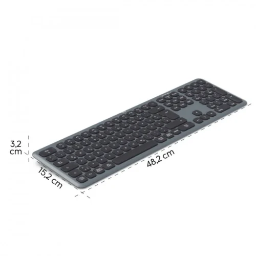 Alternative view of Hama WK-550 multi device клавиатура WK-550 черенgr