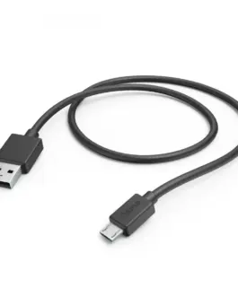 Hama charging calbe USB-A micro USB 1m черен