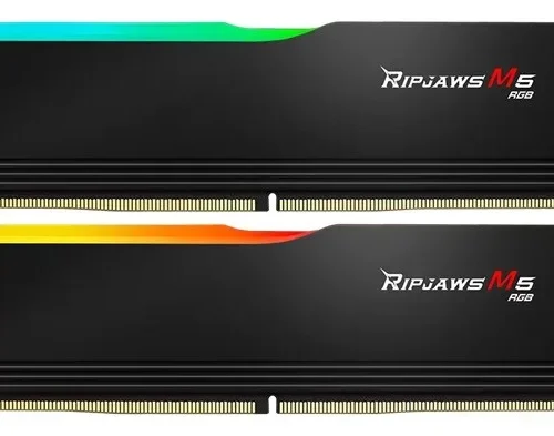 Alternative view of G.SKILL памет PC DDR5 32GB (2x16GB) Ripjaws M5 RGB 5200MHz CL40 XMP3 черен
