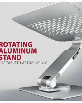 Alternative view of AXAGON STND-LR ALU stand for Лаптоп 10-16 adjustable