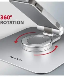 AXAGON STND-LR ALU stand for Лаптоп 10-16 adjustable