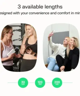 Green Cell кабел USB-C-USB-C PowerFlex 100W silicone 0.3m черен