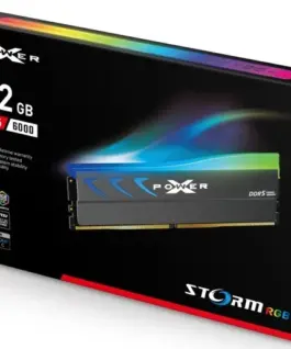Alternative view of Silicon Power памет DDR5 XPOWER Storm RGB 32GB/6000 1*32GB CL38 сив