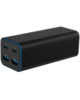 Alternative view of Gembird универсално зарядно 100W GaN 2xUSB-A 2xUSB-C fast зарядно черен