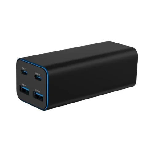 Alternative view of Gembird универсално зарядно 100W GaN 2xUSB-A 2xUSB-C fast зарядно черен