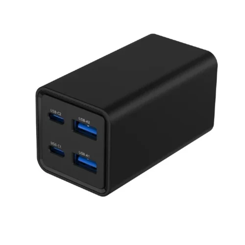 Gembird универсално зарядно 65W GaN 2xUSB-A 2xUSB-C fast зарядно