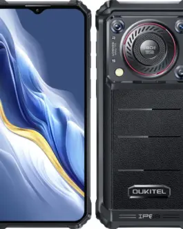 OUKITEL Smartphone WP36 Pro 4G 6/256GB IP69K черен