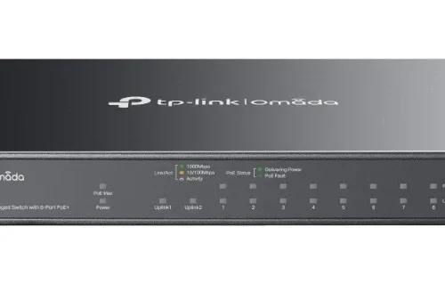 TP-LINK Przełącznik ES210GMP Omada 10-Port Gigabit Easy with 8-Port PoE+