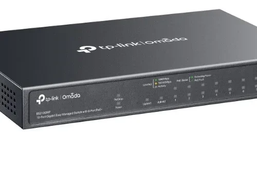 TP-LINK Przełącznik ES210GMP Omada 10-Port Gigabit Easy with 8-Port PoE+